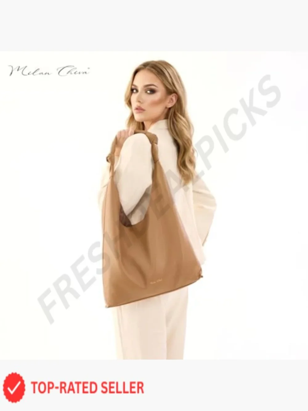 Slouchy Hobo Tote Bag Spacious Shoulder Purse Minimalist Casual Work